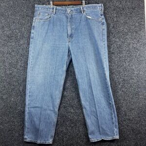 Levis 550 Relaxed Fit Tapered Leg Blue Denim Jeans Mens 44x30 Medium Wash